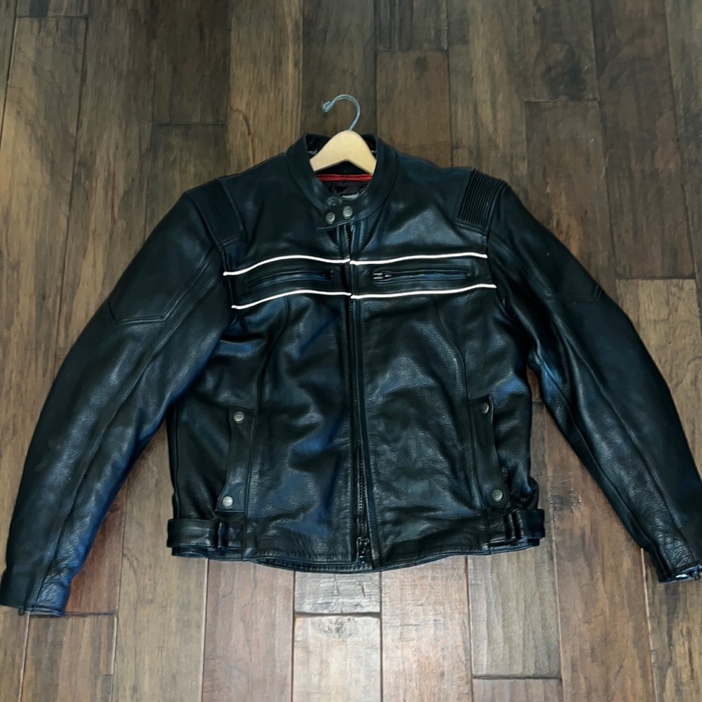 Highway One Leather Riding Coat Size Large